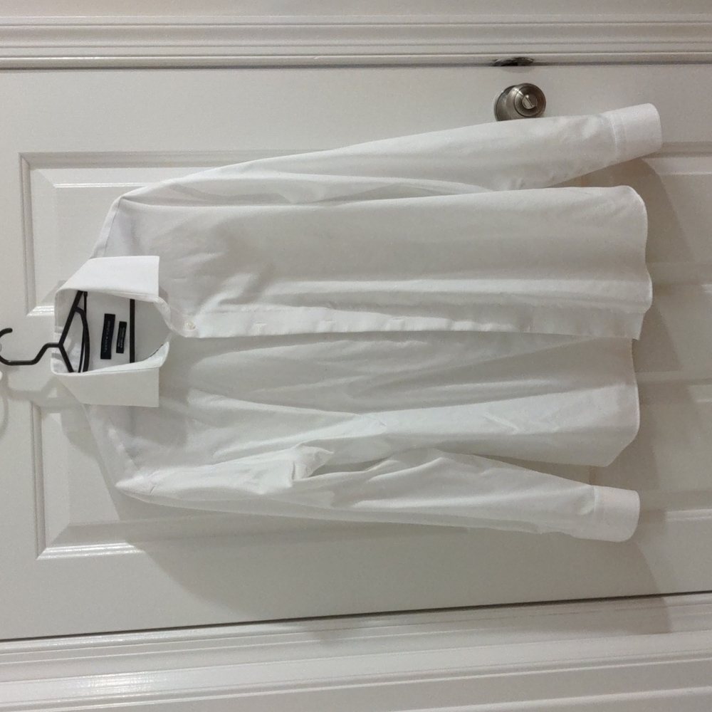 ✨ Fresh White Button Down Dress Shirt